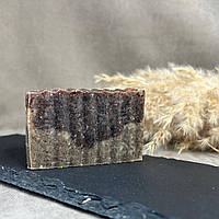 Женское мыло ручной работы со скрабящими частичками ''Кофе глясе''