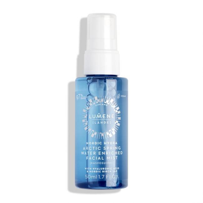 Зволожуюча освіжаюча серпанок особи Lumene Pure Arctic Hydration Spring Water Mist 50ml, фото 1