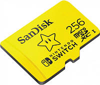 Карта пам'яті SanDisk microSDXC 256GB для Nintendo Switch (SDSQXAO-256G-GNCZN)