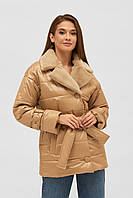 Куртка зимова жіноча (рр 42-50) К-199 кемел