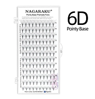 Пучковые ресницы Nagaraku Микс (4D-10D) C, 8-15, 6D