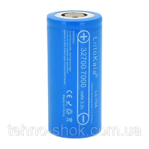 Акумулятор 32700, LiitoKala Lii-70A, 3.2V, 7000mAh