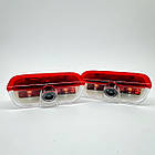 Логотип підсвітка дверей Шкода Lazer door logo light Skoda, фото 3