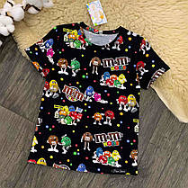 Костюм футболка і лосини M&М's на чорному Five Stars 10681-10684-110p, фото 6