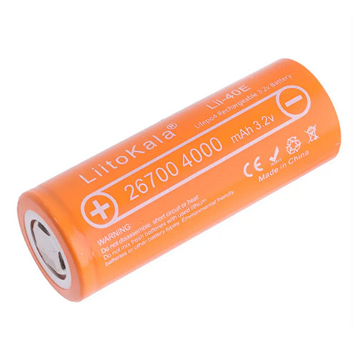 Акумулятор 26700, LiitoKala Lii-40E, 3.2V, 4000mAh