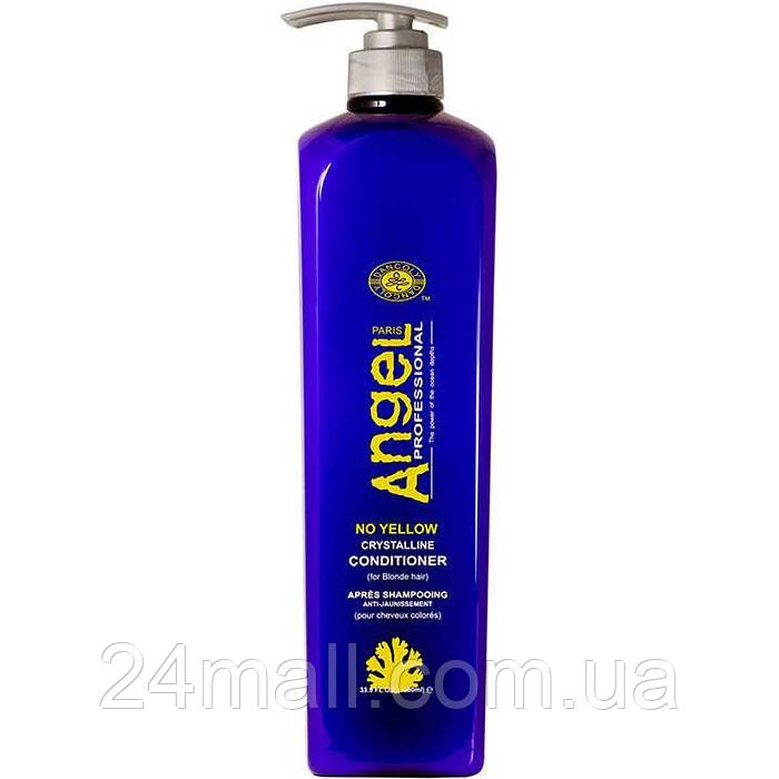 Кондиціонер для нейтралізації жовтизни Angel Professional No Yellow Conditioner For Blonde Hair 1000 мл