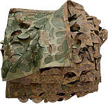 Маскувальна сітка 4х5м двостороння подвійна "Зелена з коричневим Листя №1 / Осінь №2", фото 8