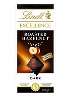 Шоколад темний Lindt Excellence Hazelnut зі смаженим фундуком 100г