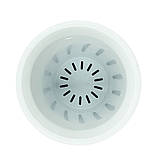 Горщик для квітів Ribbon 4 л вертикальний зелений-білий, фото 2