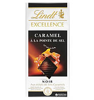 Шоколад Молочний Lindt Excellence Caramel з карамеллю та сіллю 100 г