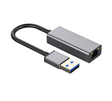 Перехідник USB 3.0 to RJ45 1000 Mbps  Gigabit LAN Dynamode мережевий адаптер мережна  карта