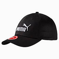 Кепка Puma Essentials Cap 052919 09 (чорна, бавовна, з регулятором, спортивна, логотип пума)