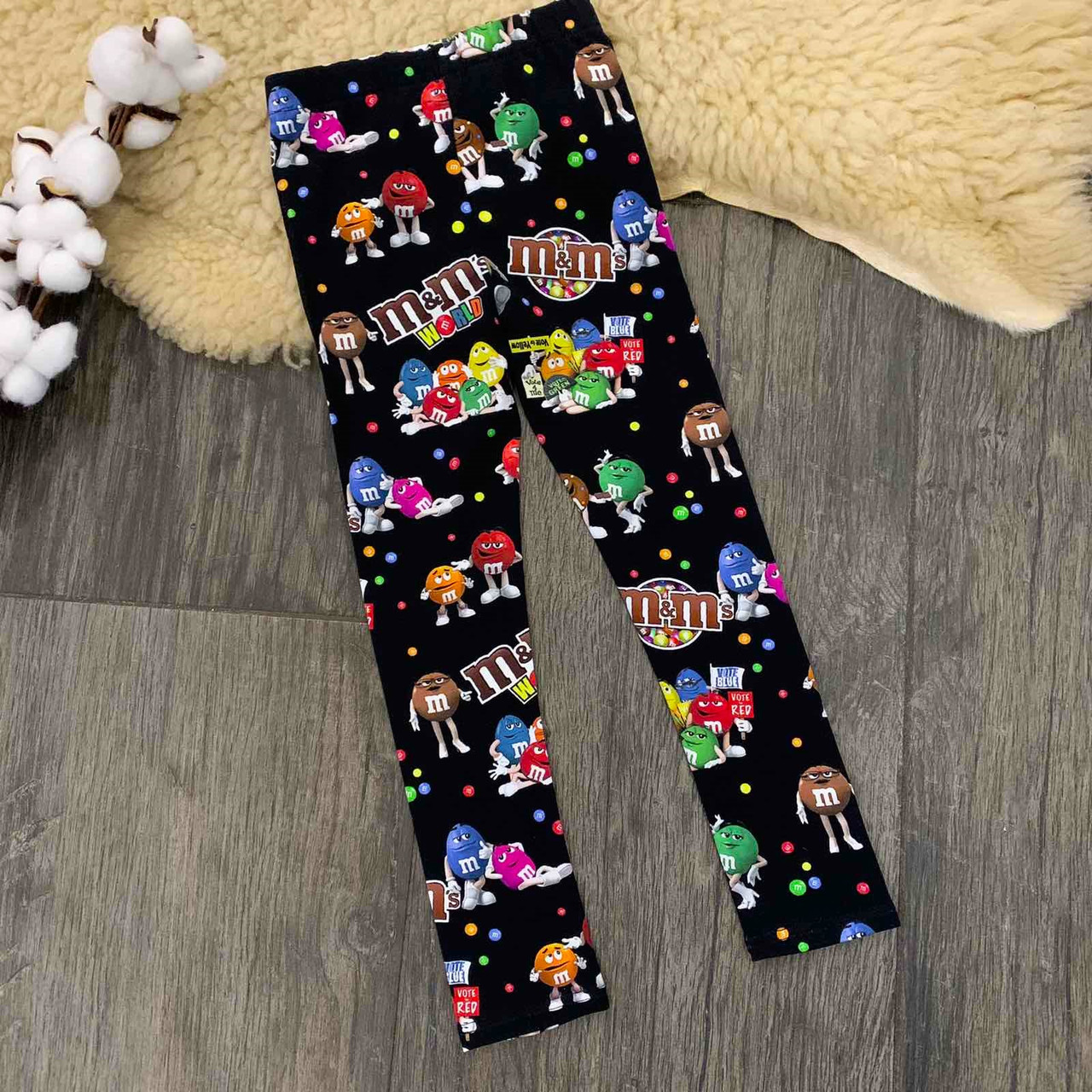 Легінси M&m's на чорному Five Stars 10684-158p