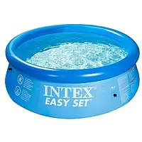 Бассейн надувной 244х76см Intex Easy Set 28110, семейный, наливной бассейн, 2420л