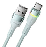 Кабель синхронизации данных USB на Type-C Essager Charging Cable 1m Blue для зарядки