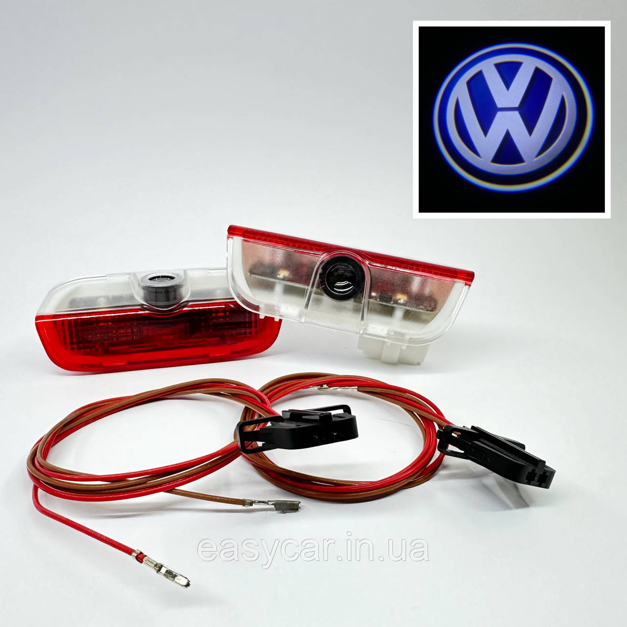 Логотип підсвітка дверей Lazer door logo light VOLKSWAGEN + проводка