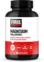 Магний 500 мг (Magnesium) Force Factor 90 растительных капсул