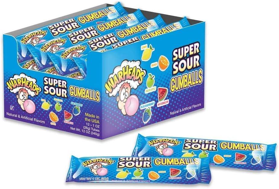 Жувальна гумка Warheads Super Sour Gumballs, 1 шт, фото 1