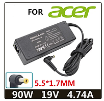 Зарядний пристрій для ноутбука 5,5-1,7 mm 4,74A 19V 90W Acer A+ новий