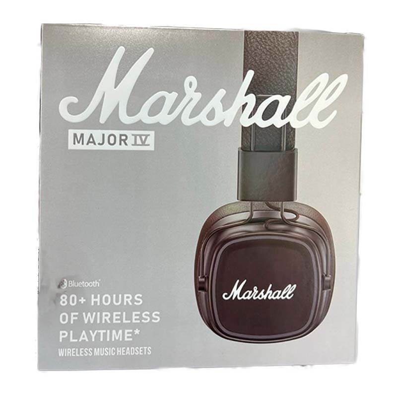 Беспроводные накладные Bluetooth наушники Marshall Major IV Headphones Черный - фото 2 - id-p2111397083