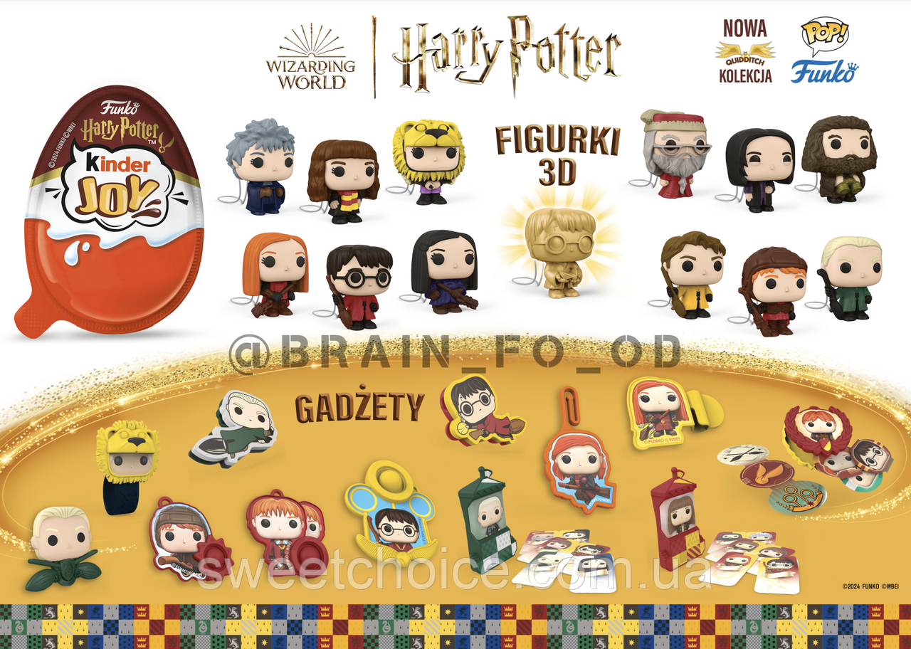 Киндер Джой с коллекцией Гарри Поттер Квиддич / Kinder Joy Harry Potter Quidditch 20 г - фото 2 - id-p2114196530