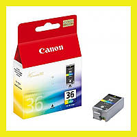 Картридж для принтера Canon CLI-36C Pixma iP100 IP110 TR150 TR150MOBILE Mini 260 1511B001 кольоровий оригинальный