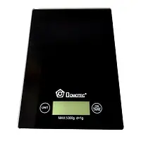 Електронні сенсорні кухонні ваги Domotec MS-912. Настільні ваги 5kg.
