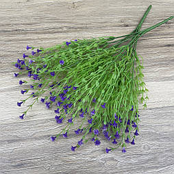 Штучні квіти. Кущ самшит салатовий 38 см фіолетовий