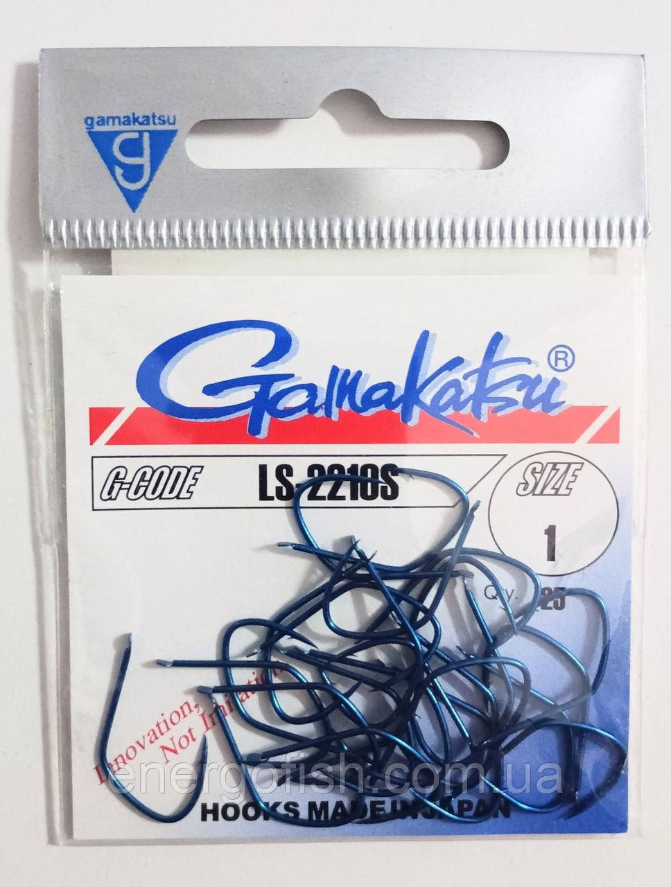 Гачок Gamakatsu LS-2210S №1 Blue 25шт