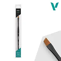 Пензлик плоский кутовий синтетичний середній. VALLEJO B05002