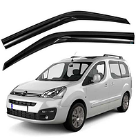 Дефлекторы окон Citroen Berlingo II 2008-2018 (скотч) AV-Tuning. Ветровики на Citroen Berlingo