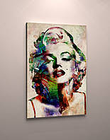 Картина яркая великая Мерилин Монро поп арт холст 60х40