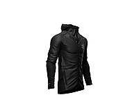 Куртка мужская с двумя карманами Compressport Hurricane Waterproof 25/75 XS Черная