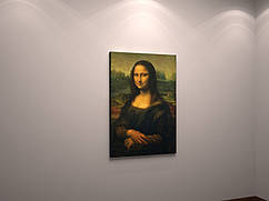 Картина репродукція Мона Ліза Леонардо да Вінчі друк на полотні 60х40