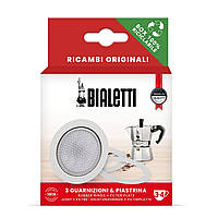 Комлект прокладок для Bialetti 3 уплотнителя + фильтр 3-4 cup Guarnizione