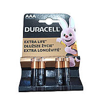 Батарейка алкалінова AAA / LR03 / MN2400 4шт DURACELL