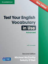 Test Your English Vocabulary in Use Second Edition Advanced with answers / Книга лексичних тестів із відповідьми