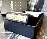 Запальничка Zippo 363 Black Crackle Silver Zippo Logo, фото 8