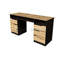 Рабочий стол для школьника 2-тумбовый Vasco 1500х750х500 Дуб Венге / Тахо