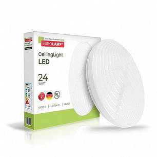 LED світильник Eurolamp накладний Undulate N31 24W 4000K LED-ER-24W-N31, фото 1