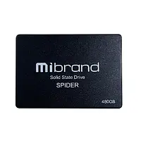 Твердотельный накопитель SSD Жесткий диск Mibrand Spider 480GB 2.5" SATAIII 3D NAND TLC(MI2.5SSD/SP480GB)