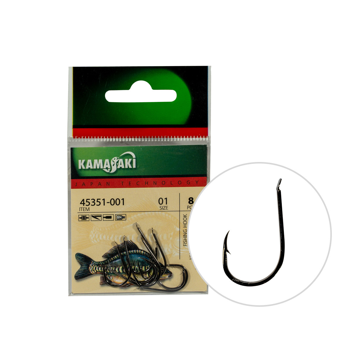 Гачок Kamasaki Carbon P807BN NR 04 (10шт)