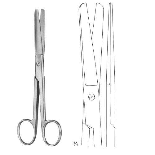 Ножиці CXP для ліски/шнура прямі 14cm нержавійка, India