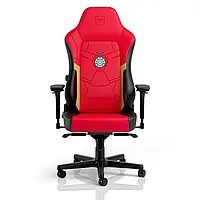 Кресло геймерское Noblechairs HERO Iron Man Edition Экокожа Красное с черным