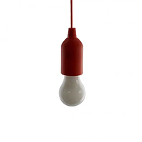 Ліхтар-лампа BL 15418 Lampe на шнурку червоний