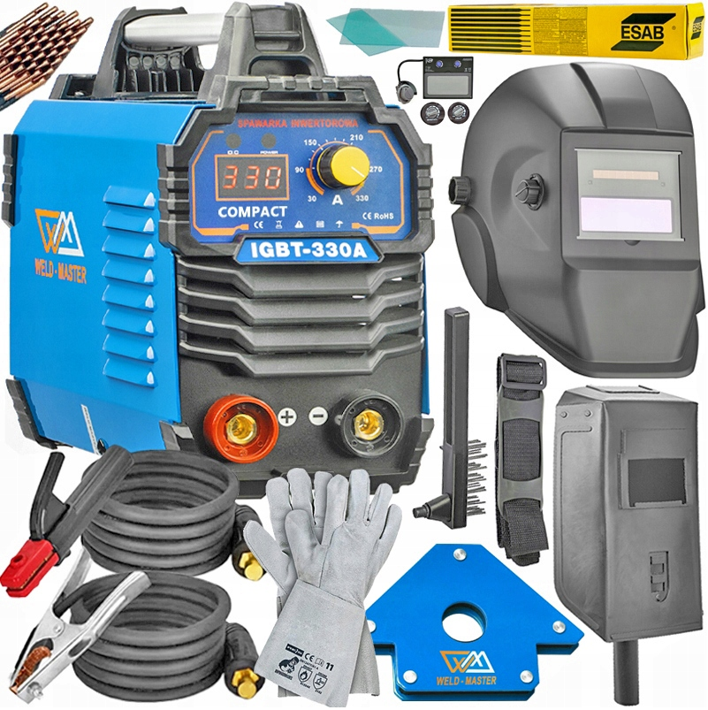 Інверторний зварювальний апарат 330A TIG + набор Weld Master (Польща)