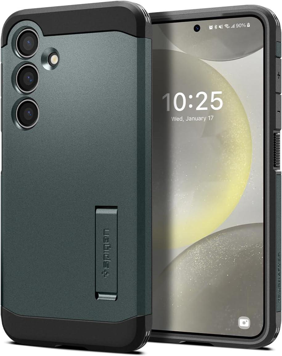 Чохол Spigen для Samsung Galaxy S24 - Tough Armor, Abyss Green (ACS07357)