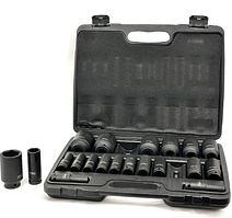 Набір головок до гайковерта TIREX 1/2" 10-38 MM 20 шт.