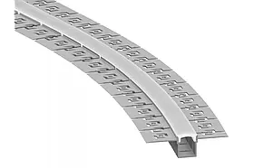 Гнучкий профіль для світлодіодної стрічки під гіпсокартон та штукатурку врізний 50(11х12)х13 мм (планки по 3 метри)