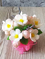 Міні-букет "Яблуневий цвіт" із натурального мила